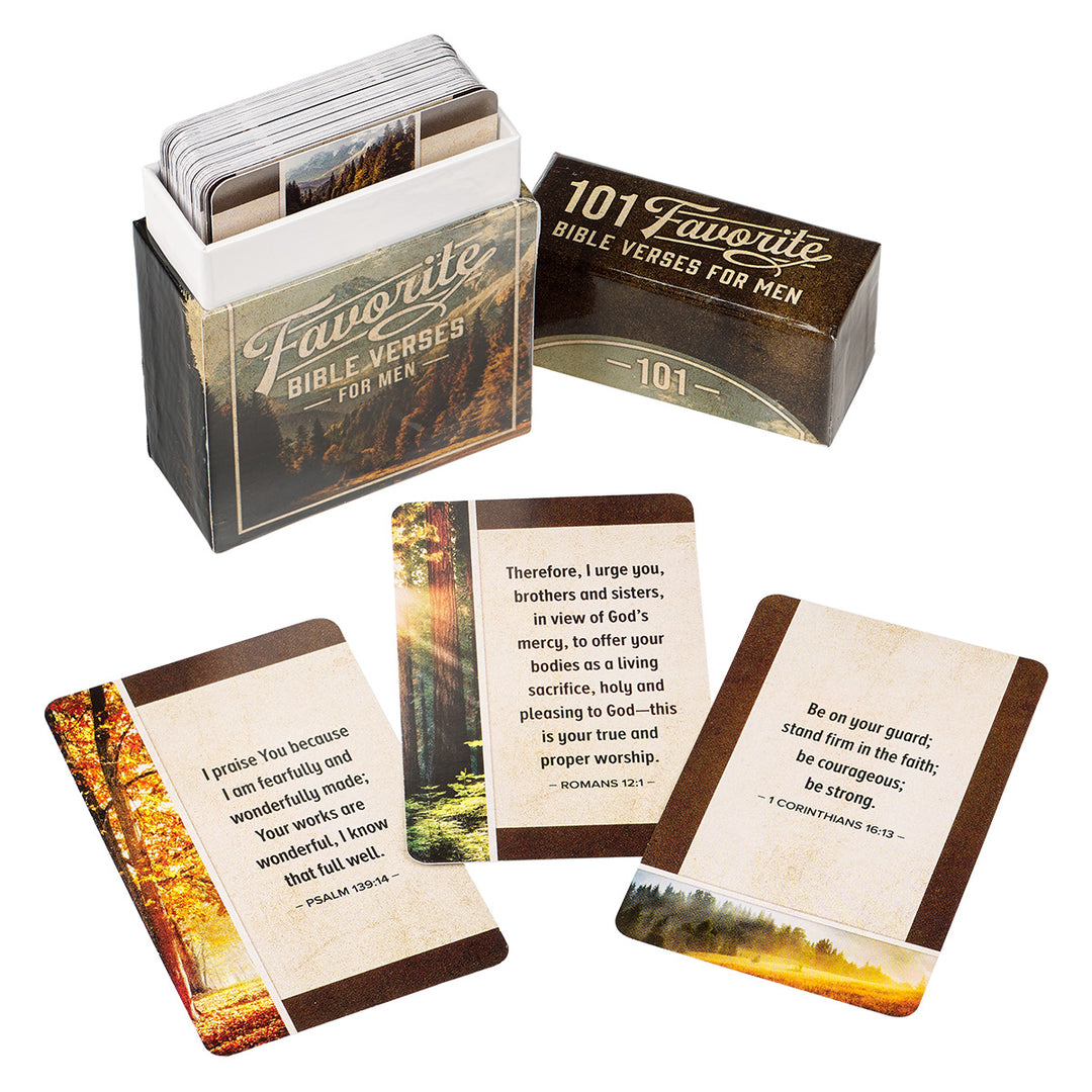 Favorite Bible Verses for Men Boxed Cards