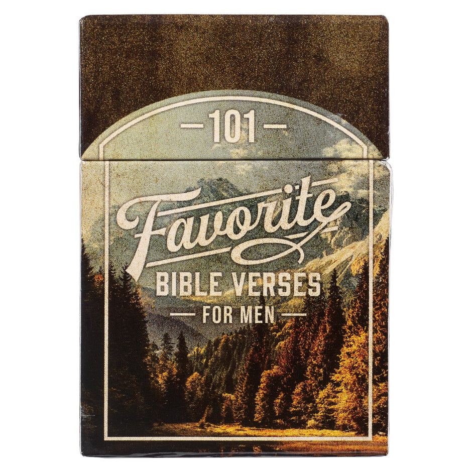 Favorite Bible Verses for Men Boxed Cards