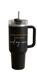 Matte Black Tumbler For Men