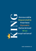 King-Themed Journal