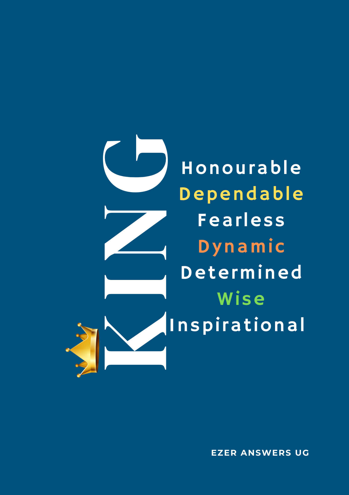 King-Themed Journal