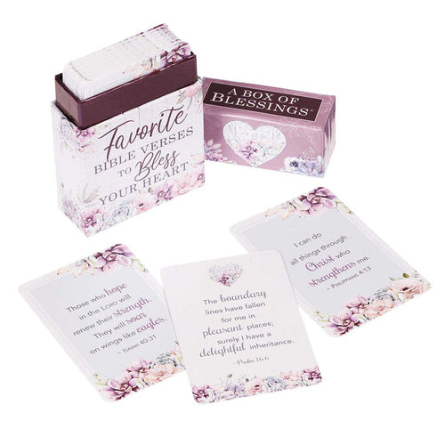 Bible Verses To Bless Your Heart Boxed Scripture Cards