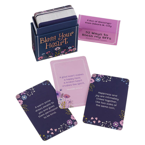 52 Ways to Bless Your Heart Scripture Cards