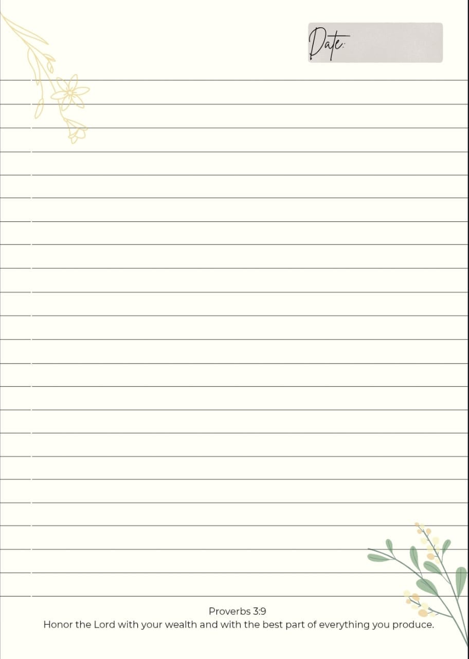 Strong & Courageous Journal