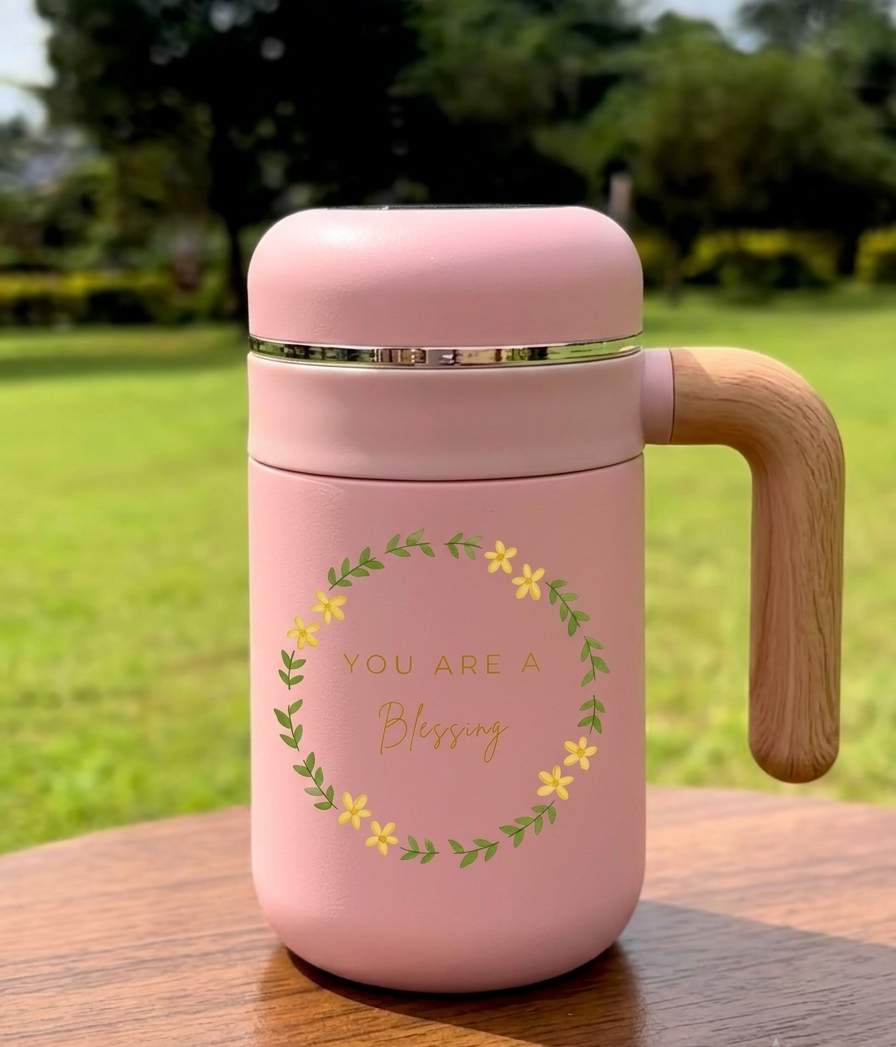 You are a blessing pink vacuum cup