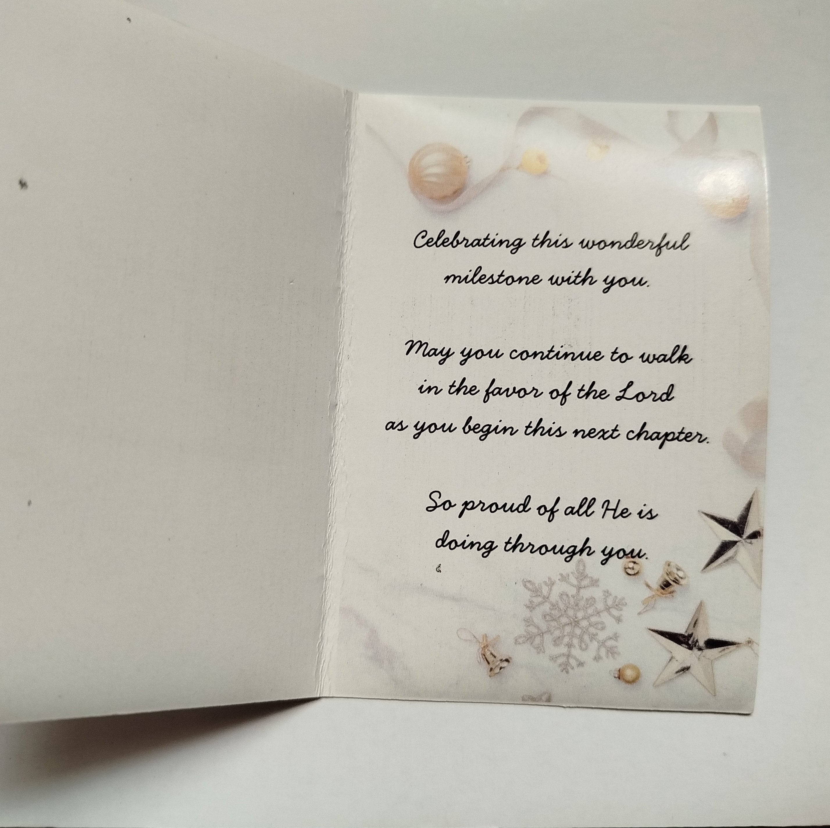 Congratulations On This Milestone Greeting Card