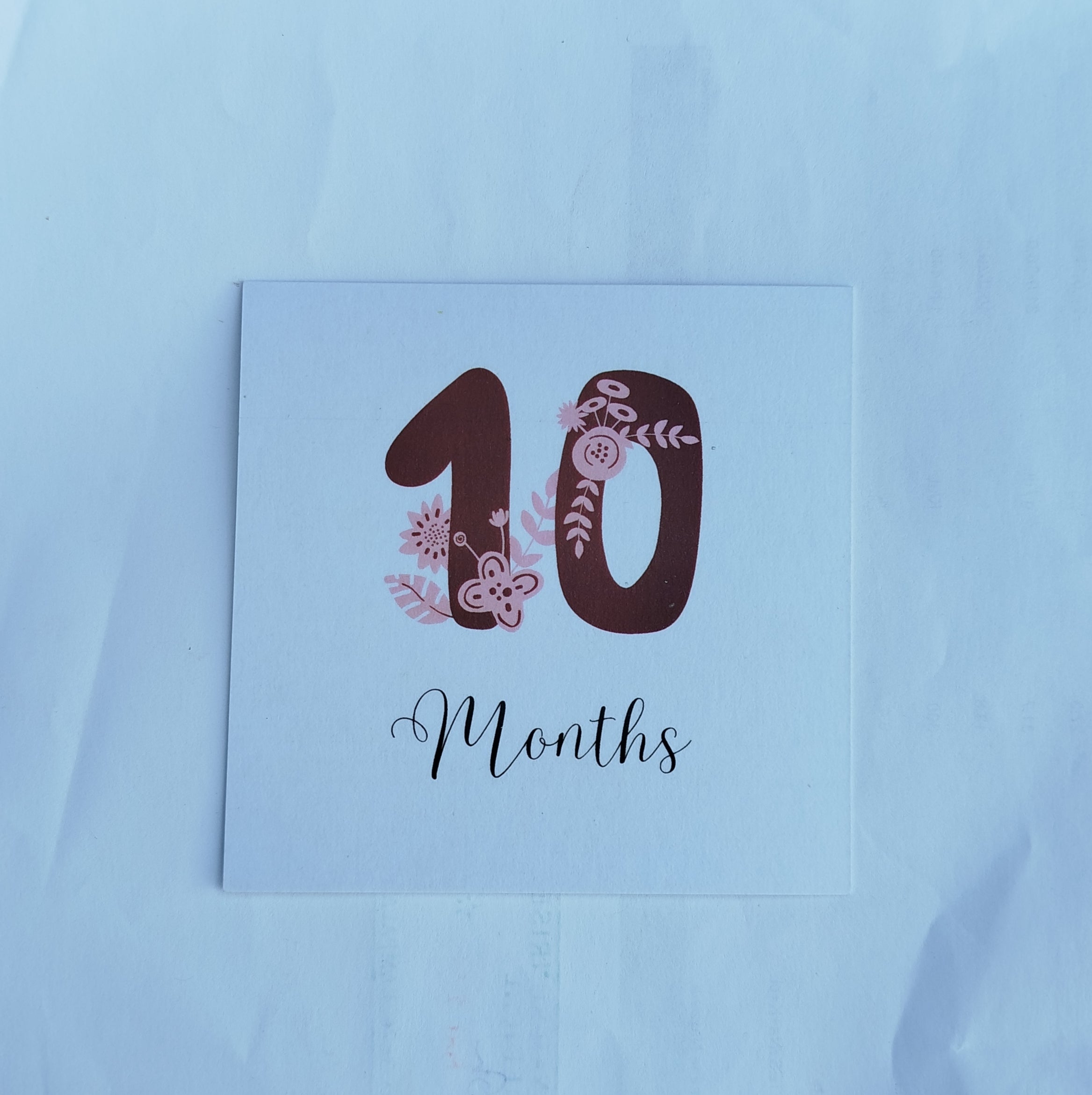 Baby's First Year Milestone Cards