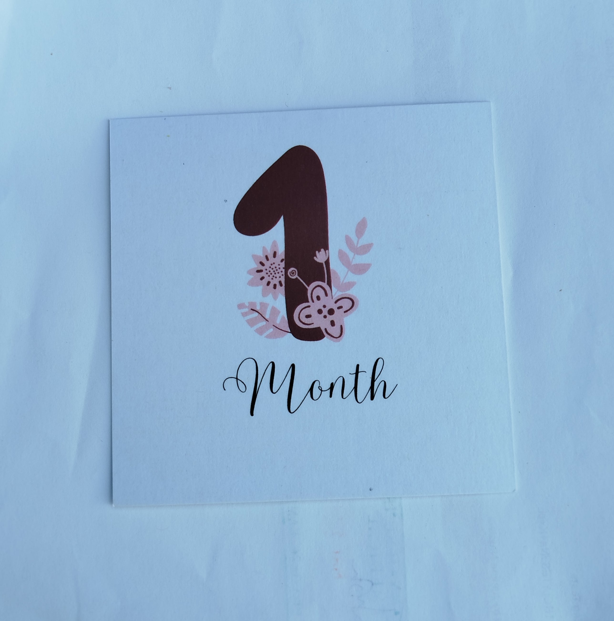 Baby's First Year Milestone Cards