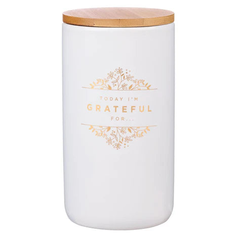Counting my Blessings One by One Gratitude jar
