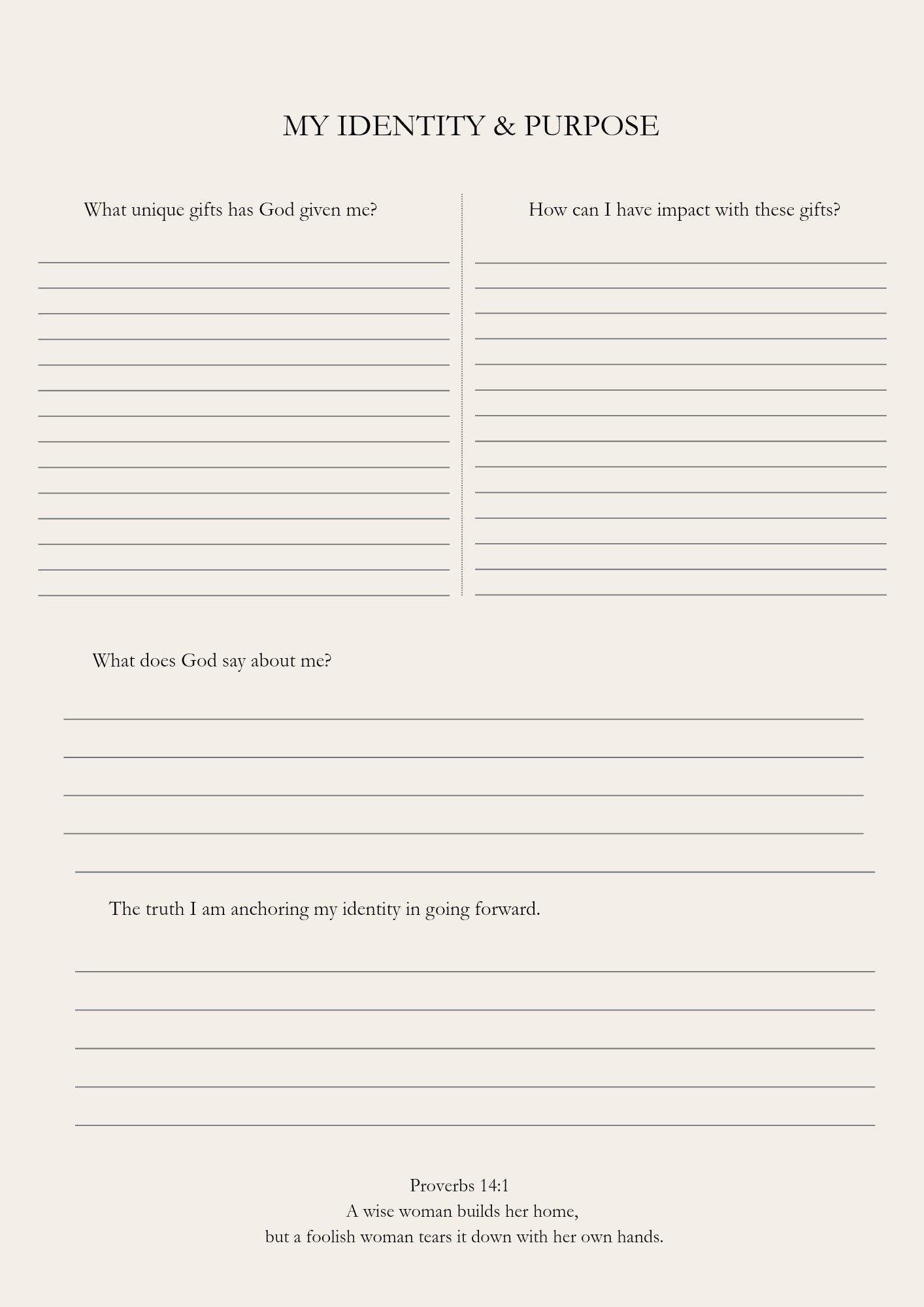 Becoming Her Journal