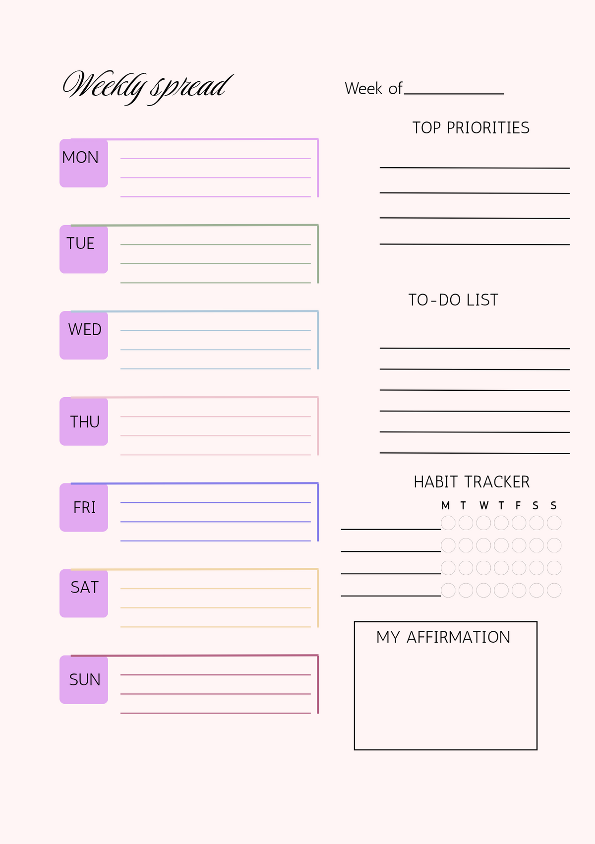 2027 Flourish Planner by Ezer